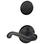 Schlage Flair Right Handed One-Sided Dummy Interior Pack - Exterior Handleset Sold Separately Aged Bronze