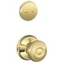 Schlage Georgian One-Sided Dummy Interior Pack - Exterior Handleset Sold Separately Polished Brass