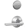 Schlage Latitude One-Sided Dummy Interior Pack - Exterior Handleset Sold Separately Satin Chrome