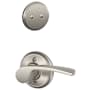 Schlage Merano Left Handed One-Sided Dummy Interior Pack - Exterior Handleset Sold Separately Satin Nickel