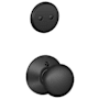 Schlage Plymouth One-Sided Dummy Interior Pack - Exterior Handleset Sold Separately Matte Black