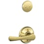 Schlage Avila One-Sided Dummy Interior Pack - Exterior Handleset Sold Separately Polished Brass