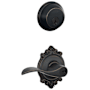 Schlage Accent Single Cylinder Keyed Entry Door Lever Set and Deadbolt Combo with Brookshire Rose Aged Bronze