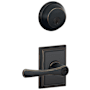 Schlage Avila Single Cylinder Keyed Entry Door Lever Set and Deadbolt Combo with Addison Rose Aged Bronze