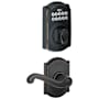 Schlage Camelot Single Cylinder Electronic Keypad Deadbolt with Passage Flair Lever and Decorative Camelot Trim Aged Bronze
