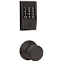 Schlage Encode WiFi Enabled Electronic Keypad Deadbolt with Century Trim and Bowery Knob Set Aged Bronze