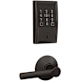 Schlage Encode Plus Century Electronic Keyless Entry Deadbolt Combo Pack with Broadway Interior Lever and Decorative Plymouth Trim Aged Bronze