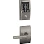 Schlage Encode Plus Century Electronic Keyless Entry Deadbolt Combo Pack with Broadway Interior Lever and Decorative Century Trim Satin Nickel