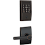 Schlage Encode Plus Century Electronic Keyless Entry Deadbolt Combo Pack with Broadway Interior Lever and Decorative Century Trim Aged Bronze