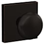 Schlage Custom Plymouth Non-Turning Two-Sided Dummy Door Knob Set with Collins Trim Aged Bronze