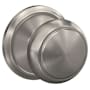 Schlage Custom Andover Passage & Privacy Door Knob Set with Alden Trim Satin Nickel