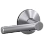 Schlage Custom Broadway Passage & Privacy Door Lever Set with Kinsler Trim Satin Chrome