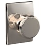 Schlage Custom Bowery Passage & Privacy Door Knob Set with Century Trim Polished Nickel
