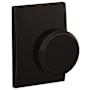 Schlage Custom Bowery Passage & Privacy Door Knob Set with Century Trim Aged Bronze
