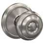 Schlage Custom Georgian Passage & Privacy Door Knob Set with Alden Trim Satin Nickel