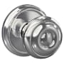 Schlage Custom Georgian Passage & Privacy Door Knob Set with Alden Trim Bright Chrome