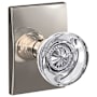 Schlage Custom Hobson Passage & Privacy Door Knob Set with Century Trim Polished Nickel