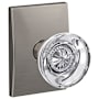 Schlage Custom Hobson Passage & Privacy Door Knob Set with Century Trim Satin Nickel