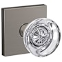 Schlage Custom Hobson Passage & Privacy Door Knob Set with Collins Trim Satin Nickel