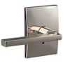Schlage Custom Latitude Passage & Privacy Door Lever Set with Century Trim Polished Nickel