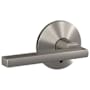 Schlage Custom Latitude Passage & Privacy Door Lever Set with Kinsler Trim Satin Nickel