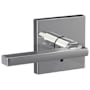Schlage Custom Latitude Passage & Privacy Door Lever Set with Collins Trim Bright Chrome