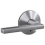 Schlage Custom Latitude Passage & Privacy Door Lever Set with Kinsler Trim Satin Chrome