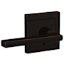 Schlage Custom Latitude Passage & Privacy Door Lever Set with Upland Trim Aged Bronze