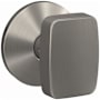 Schlage Custom Nixon Passage or Privacy Door Knob Set with Kinsler Trim Satin Nickel