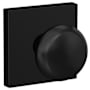 Schlage Custom Plymouth Passage & Privacy Door Knob Set with Collins Trim Matte Black