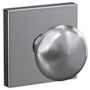 Schlage Custom Plymouth Passage & Privacy Door Knob Set with Collins Trim Satin Chrome