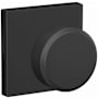 Schlage Custom Swanson Passage or Privacy Door Knob Set with Collins Trim Matte Black