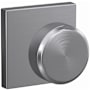 Schlage Custom Swanson Passage or Privacy Door Knob Set with Collins Trim Satin Chrome
