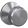Schlage Custom Swanson Passage or Privacy Door Knob Set with Kinsler Trim Satin Chrome