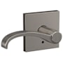 Schlage Custom Whitney Passage & Privacy Door Lever Set with Collins Trim Satin Nickel