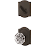 Schlage Custom Alexandria Single Cylinder Sectional Interior Pack with Camelot Rose Aged Bronze