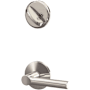 Schlage Custom Broadway Single Cylinder Sectional Interior Pack with Kinsler Rose - Exterior Handleset Sold Separately Bright Chrome