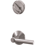 Schlage Custom Broadway Single Cylinder Sectional Interior Pack with Kinsler Rose - Exterior Handleset Sold Separately Satin Chrome