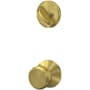 Schlage Custom Bowery Single Cylinder Sectional Interior Pack with Kinsler Rose Satin Brass
