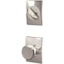 Schlage Custom Bowery Single Cylinder Sectional Interior Pack with Century Rose Bright Chrome
