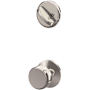 Schlage Custom Bowery Single Cylinder Sectional Interior Pack with Kinsler Rose Bright Chrome