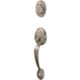 Schlage Custom Plymouth Exterior One-Sided Dummy Handleset - Interior Side Sold Separately Satin Nickel