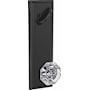 Schlage Custom Alexandria Single Cylinder Full Plate Interior Pack with Addison Rose - Exterior Handleset Sold Separately Matte Black