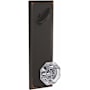 Schlage Custom Alexandria Single Cylinder Full Plate Interior Pack with Addison Rose - Exterior Handleset Sold Separately Aged Bronze