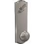 Schlage Custom Andover Single Cylinder Full Plate Interior Pack with Camelot Rose - Exterior Handleset Sold Separately Satin Nickel