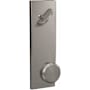 Schlage Custom Bowery Single Cylinder Full Plate Interior Pack with Century Trim Satin Nickel