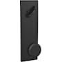 Schlage Custom Bowery Single Cylinder Full Plate Interior Pack with Century Trim Matte Black