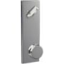 Schlage Custom Bowery Single Cylinder Full Plate Interior Pack with Century Trim Bright Chrome