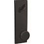 Schlage Custom Bowery Single Cylinder Full Plate Interior Pack with Century Trim Aged Bronze