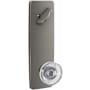 Schlage Custom Single Cylinder Keyed Entry Interior Only Pack with Dawes Lever and Greene Trim Satin Nickel